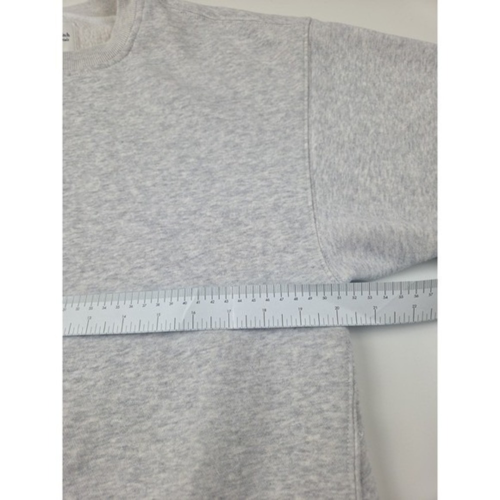 Abercrombie & Fitch Soft Max Essentials Womens Small Colorblock Gray Pullover - Picture 5 of 6